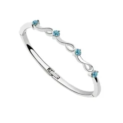 Outlet Bracelet rigide étoile cristal turquoise Bracelets Cristal|Bracelets