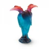 Online Calao bleu rouge daum Vases|Bestiaire