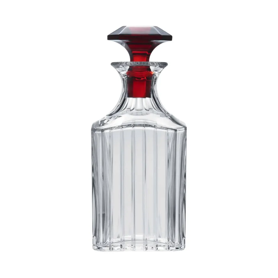 Carafe Harmonie bouchon rouge Baccarat Art De La Table|Carafes Cristal Taillé