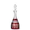 Hot Carafe vin mireille rouge Carafes Cristal Taillé|Art De La Table