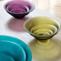 Best Centre de table bleu sand daum par christian ghion Editions D’Art|Coupes Cristal