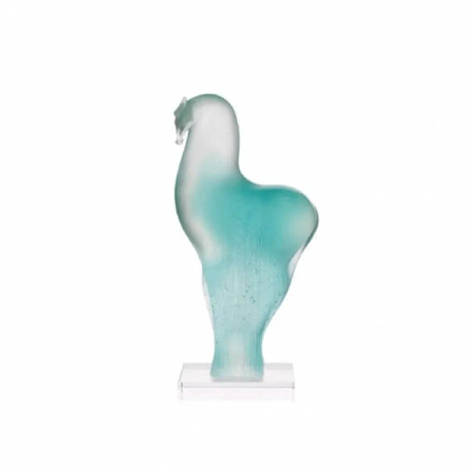 Best Cheval celeste bleu daum 388ex Animaux Cristal|Editions D’Art