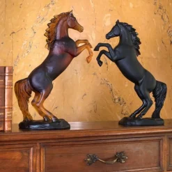 Cheval fougeux noir daum Editions D’Art|Bestiaire