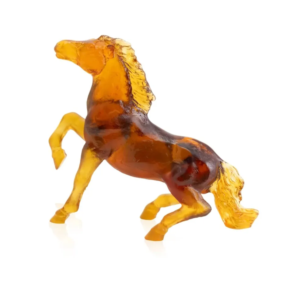 New Cheval sauvage brun daum j.f leroy Animaux Cristal|Bestiaire