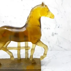 New Cheval trotteur ourasi j.f leroy daum Bestiaire|Animaux Cristal