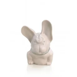 Best Chien bouledogue taupe Faïence de Lunéville Lunéville