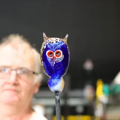 Hot Chouette en cristal | art verrier Bestiaire|Animaux Cristal