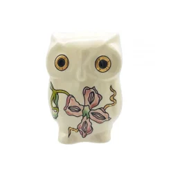 Clearance Chouette hommage à Gallé Émaux de Longwy Animaux Cristal|Animaux