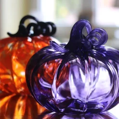 Online Citrouille décorative cristal de Lorraine violet Décoration|Sulfures, Presse-Papiers Cristal