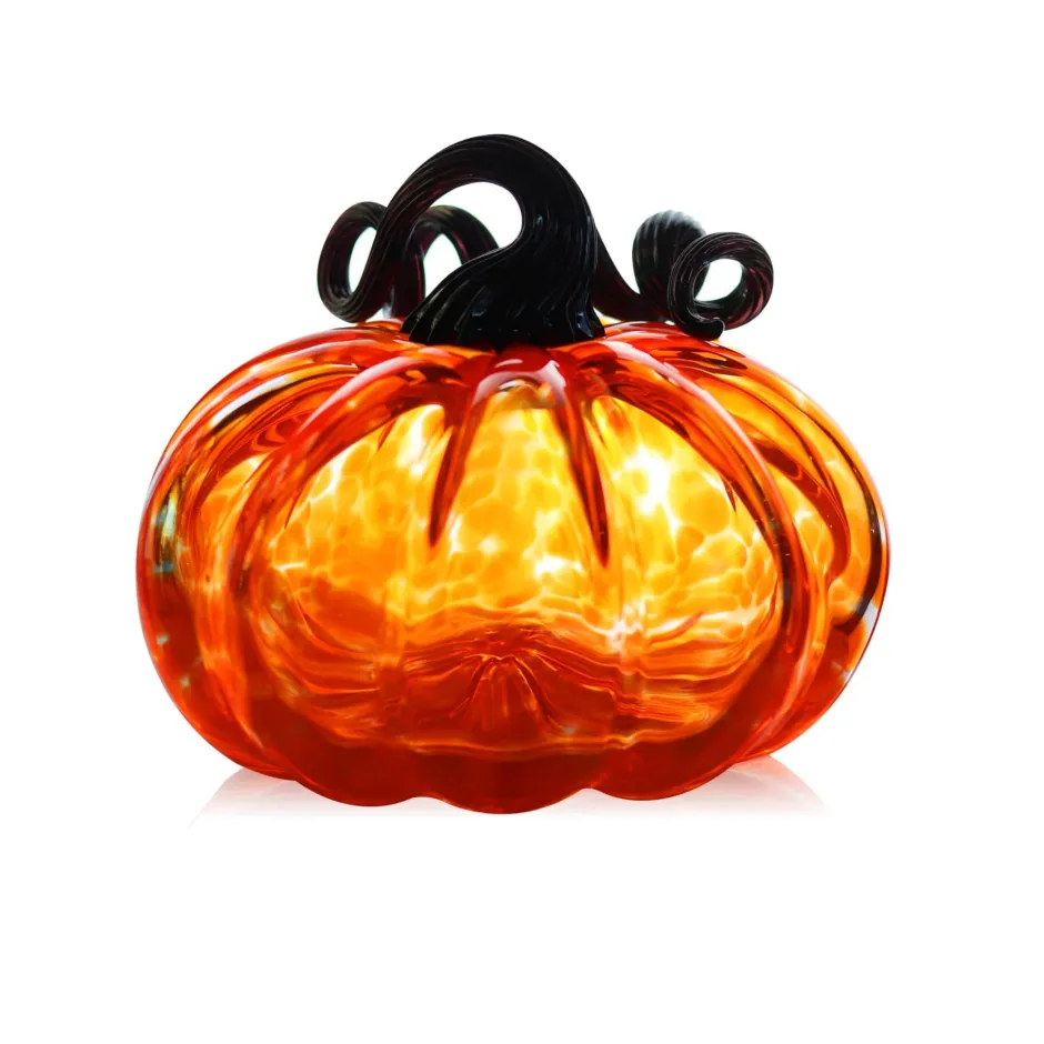 Discount Citrouille décorative cristal de Lorraine orange Décoration|Sulfures, Presse-Papiers Cristal