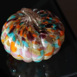 New Citrouille décorative d’Automne Décoration|Sulfures, Presse-Papiers Cristal