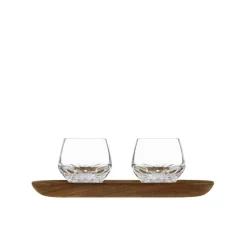 Coffret 2 gobelets café court Folia + plateau Saint-Louis Art De La Table|Verre À Pied