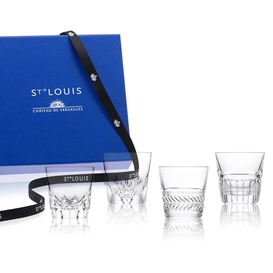 Discount Coffret 4 gobelets galerie des rois Saint-Louis Art De La Table|Verre À Whisky