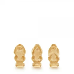 Hot Coffret de 3 sculptures singes Lalique Bestiaire|Animaux Cristal