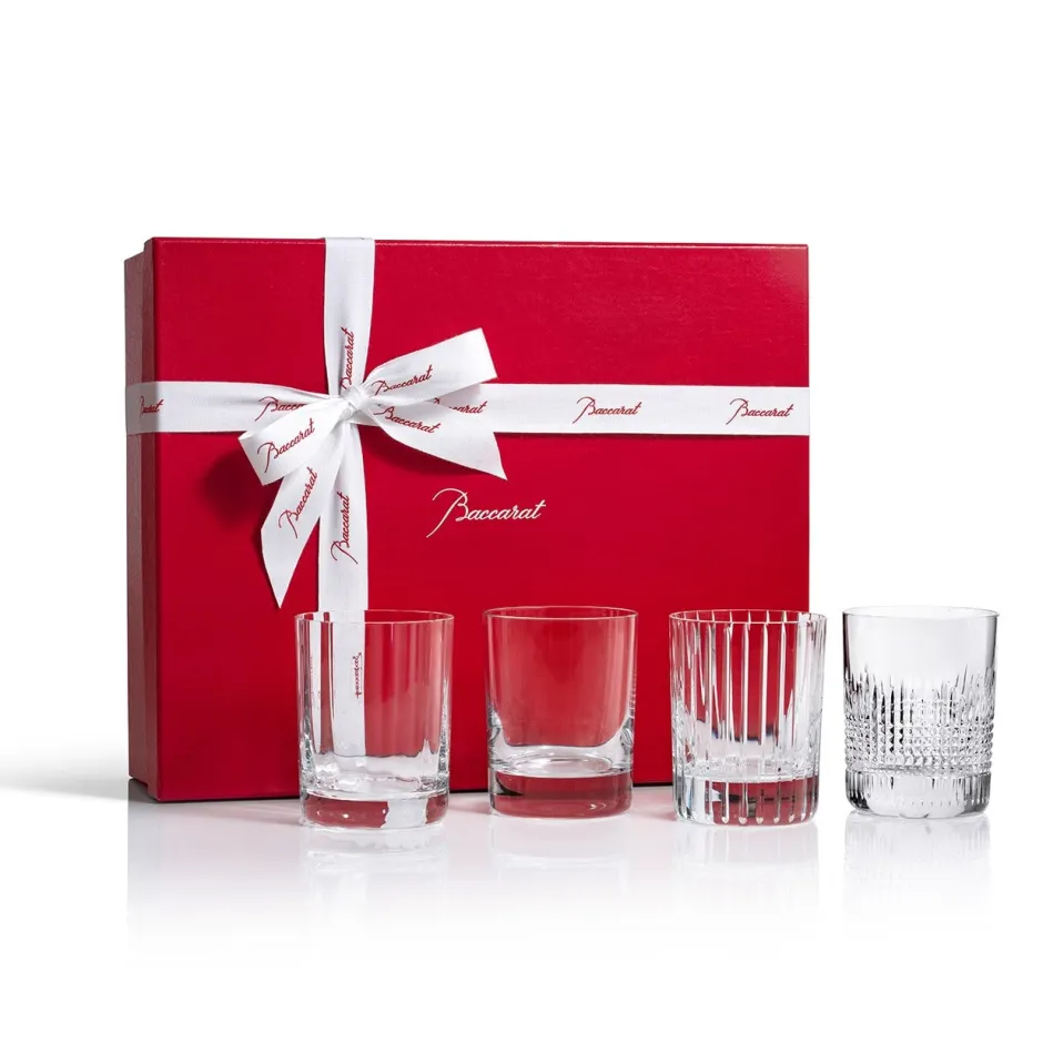 Discount Coffret gobelets 4 éléments baccarat Art De La Table|Coffrets Verres Cristal