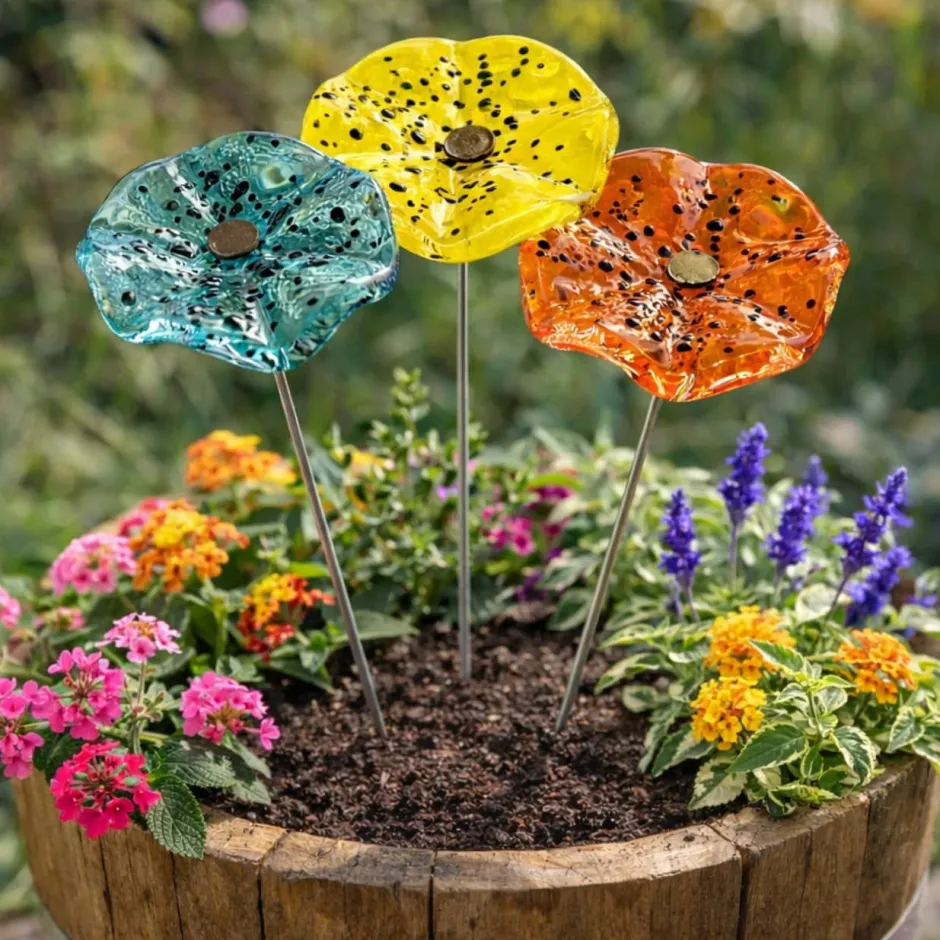 Coffret printemps pm fleurs d’extérieurs X3 bleu Décoration|Fleurs Cristal