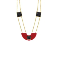 Online Collier aréthuse noir résine lalique Bijoux|Colliers Cristal