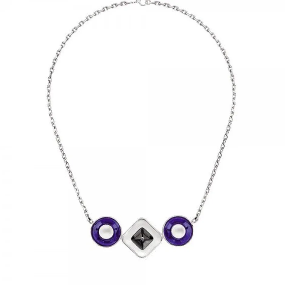 New Collier charmante lalique Colliers Cristal|Colliers
