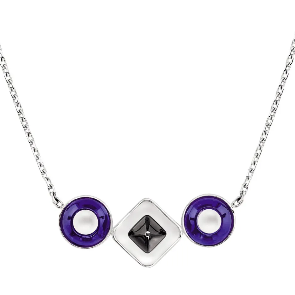 New Collier charmante lalique Colliers Cristal|Colliers