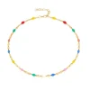 Best Collier de perles ras de cou bohème Multicolor Colliers Cristal|Colliers