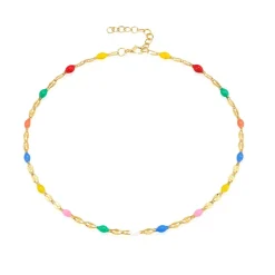 Best Collier de perles ras de cou bohème Multicolor Colliers Cristal|Colliers
