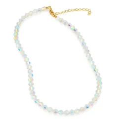 Clearance Collier fines perles cristal vintage Colliers Cristal|Colliers