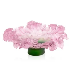 Discount Coupe sur pied rose Daum Coupes Cristal