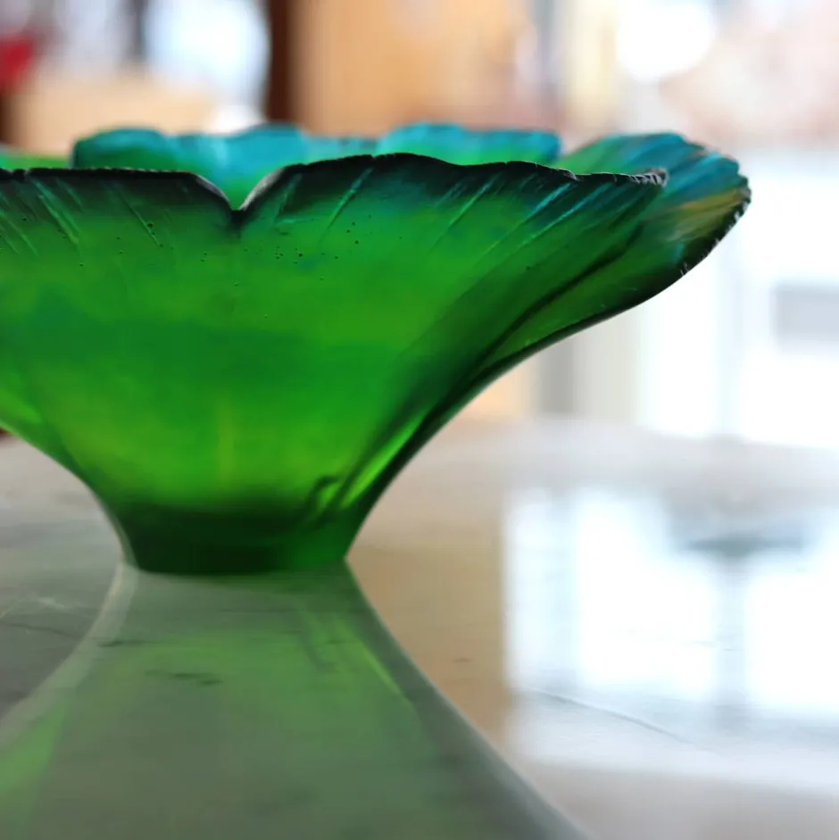 Coupe vert ginkgo daum Coupes Cristal