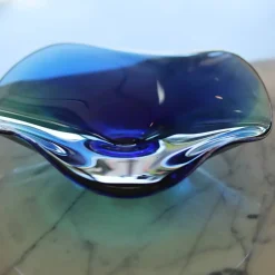 Clearance Coupelle cristal arlequin bleu turquoise Coupes, Coupelles Et Photophores|Coupes Cristal