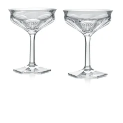 Sale Coupes champagnes Talleyrand encore Baccarat X2 Verre En Cristal Taillé|Art De La Table