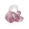 Clearance Couple cygnes daum Figurines Miniature Cristal|Animaux Cristal