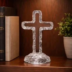 Discount Croix chrétienne latine en cristal Décoration|Symboles Religieux Cristal