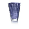 Online Eye vase rectangulaire bleu baccarat Vases Cristal Couleur|Vases