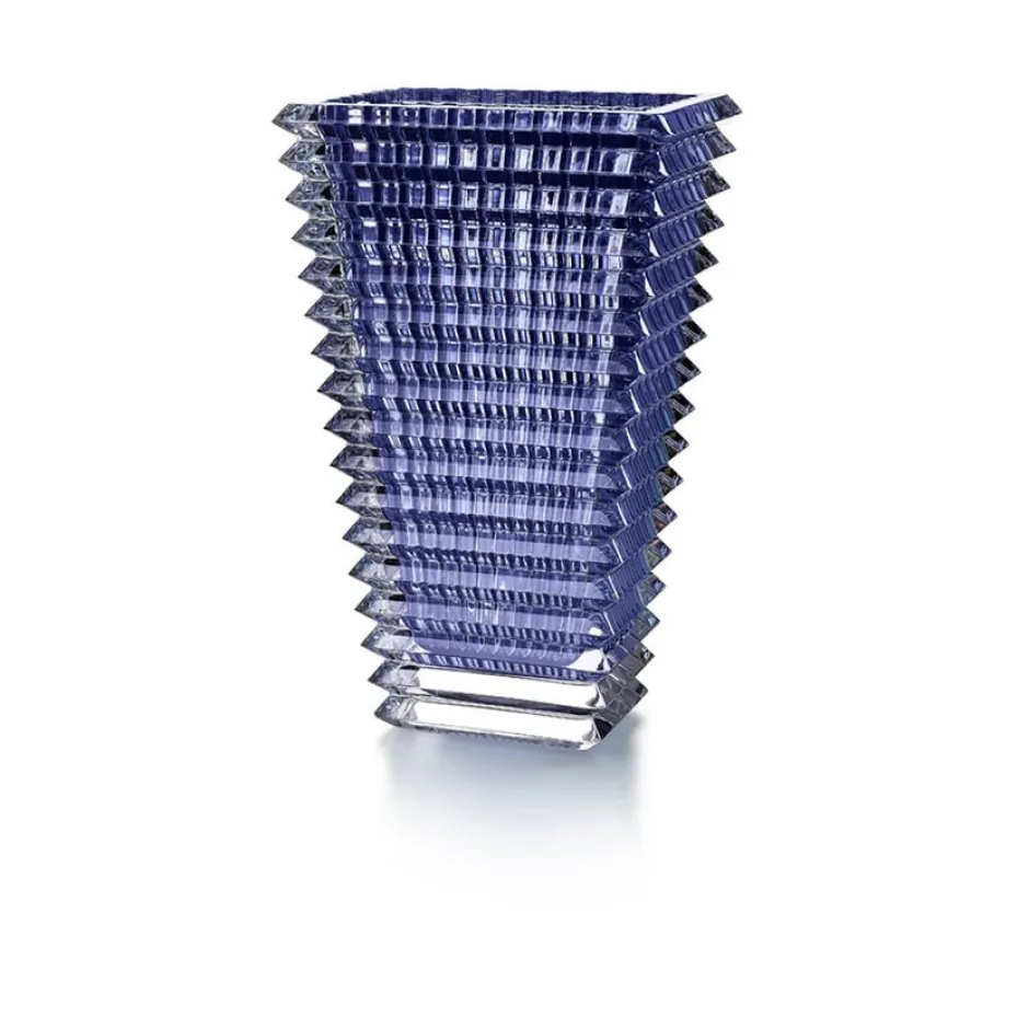 Online Eye vase rectangulaire bleu baccarat Vases Cristal Couleur|Vases