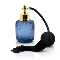 Discount Flacon parfum bleu royal verre craquelé Flacon De Parfum