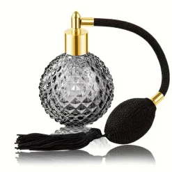 Discount Flacon vaporisateur gris verre longue frange Flacon De Parfum