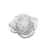 Best Fleur blanche rose passion daum Fleurs Cristal|Sulfures, Presse-Papiers Cristal