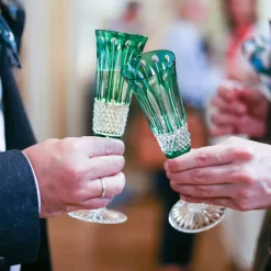 Sale Flûte à champagne couleur tommy saint-louis Flûte Champagne|Verre Cristal