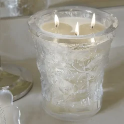 Outlet Forêt, bougie parfumée cristal lalique Coupes, Coupelles Et Photophores|Bougies Lalique