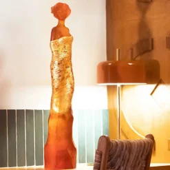 New Galatéa Ambre et Or Daum Jean-Philippe Richard Editions D’Art|Éditions D’Art Cristal