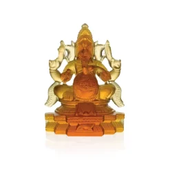 New Ganesh ambre Daum Editions D’Art|Symboles Religieux Cristal