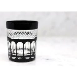 Gobelet cristal noir pénombre Art De La Table|Verre À Whisky