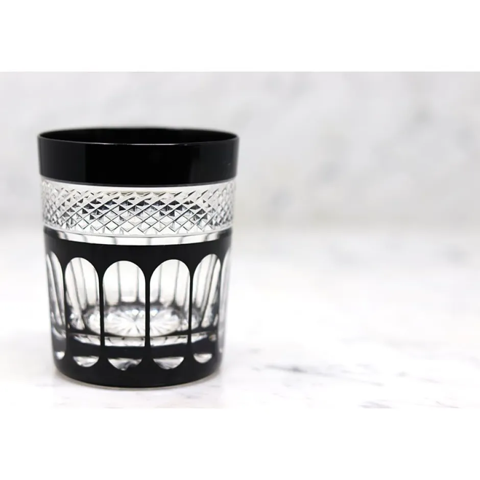 Gobelet cristal noir pénombre Art De La Table|Verre À Whisky