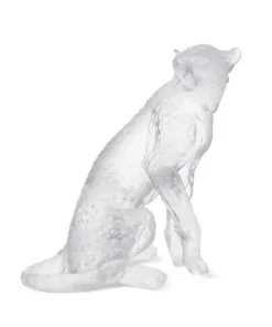 Hot Guépard blanc j.f leroy daum Bestiaire|Animaux Cristal