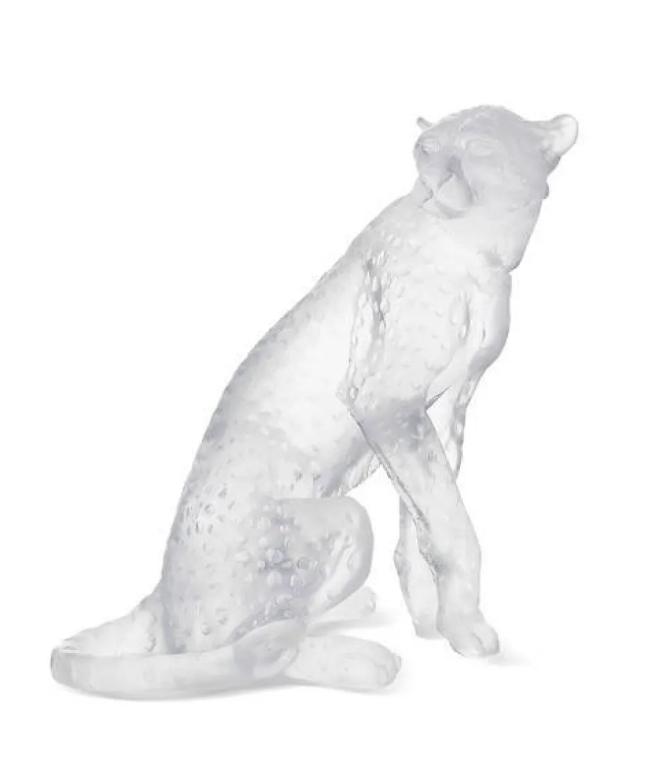 Hot Guépard blanc j.f leroy daum Bestiaire|Animaux Cristal