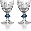 Hot Harcourt bouton bleu verre baccarat x2 Art De La Table|Verre À Eau