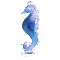 Hot Hippocampe bleu rose mer de corail daum Bestiaire|Animaux Cristal