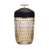 Clearance Lampe baladeuse folia ambre bois noir cristal saint-louis Lampes Cristal|Lustre Luminaire Saint-Louis