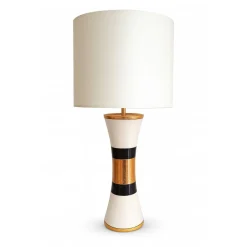 Online Lampe Bayadère haute évasé pm Émaux de Longwy Lampes