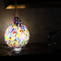 Online Lampe bubble Lollipop sablée cristal de Lorraine Luminaires|Lampes Cristal